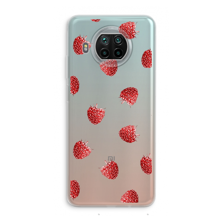 Framboosjes: Xiaomi Mi 10T Lite 5G Transparant Hoesje