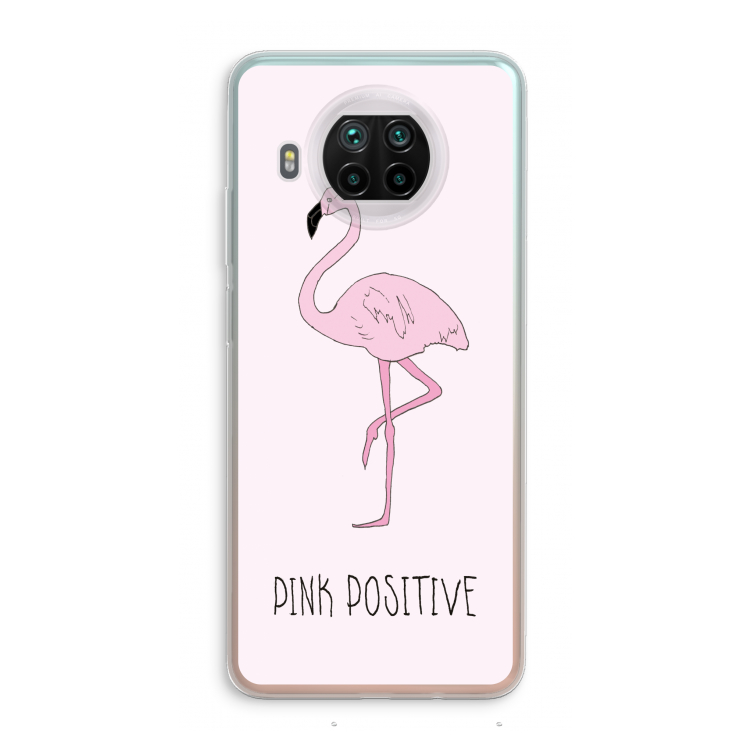 Pink positive: Xiaomi Mi 10T Lite 5G Transparant Hoesje