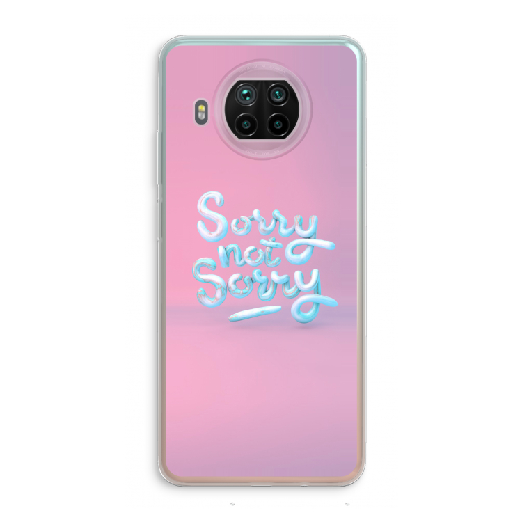 Sorry not sorry: Xiaomi Mi 10T Lite 5G Transparant Hoesje