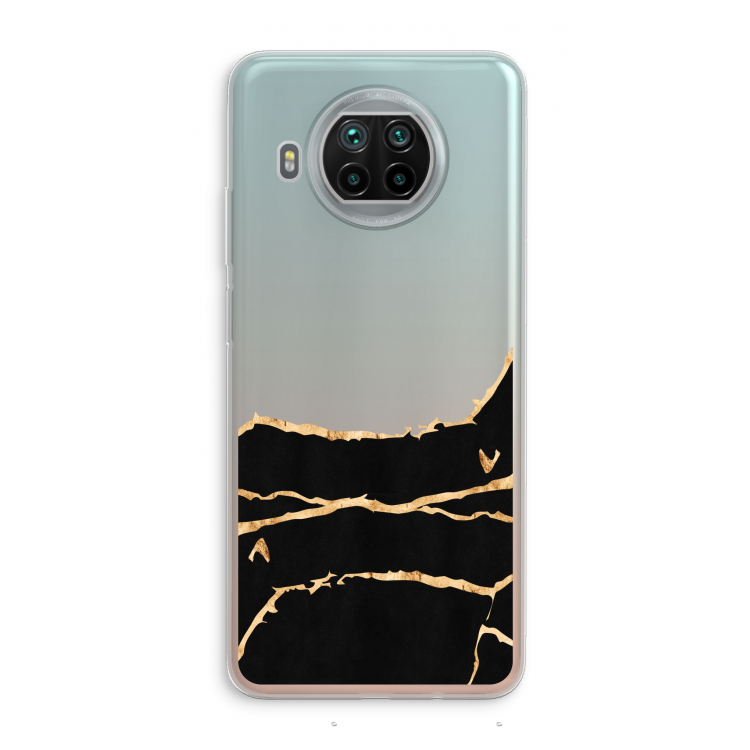 Gouden marmer: Xiaomi Mi 10T Lite 5G Transparant Hoesje