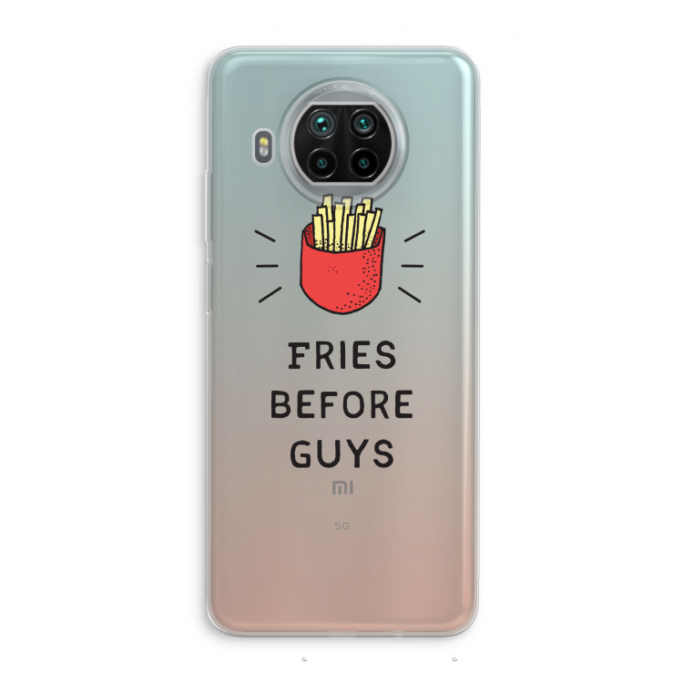 Fries before guys: Xiaomi Mi 10T Lite 5G Transparant Hoesje
