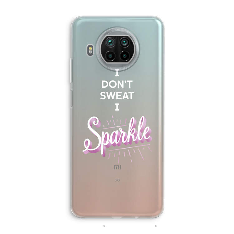 Sparkle quote: Xiaomi Mi 10T Lite 5G Transparant Hoesje