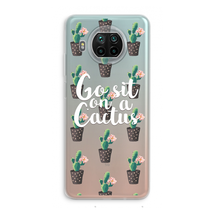 Cactus quote: Xiaomi Mi 10T Lite 5G Transparant Hoesje