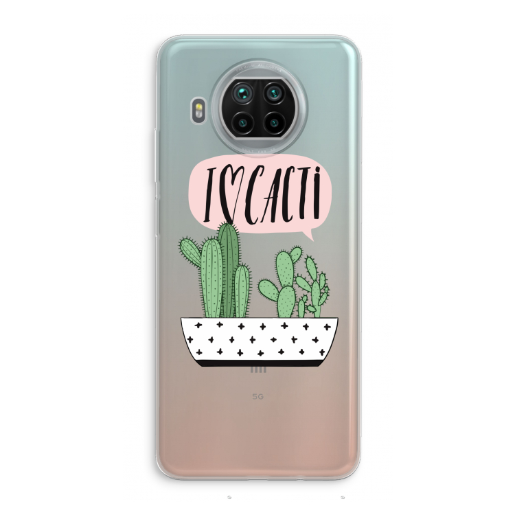 I love cacti: Xiaomi Mi 10T Lite 5G Transparant Hoesje