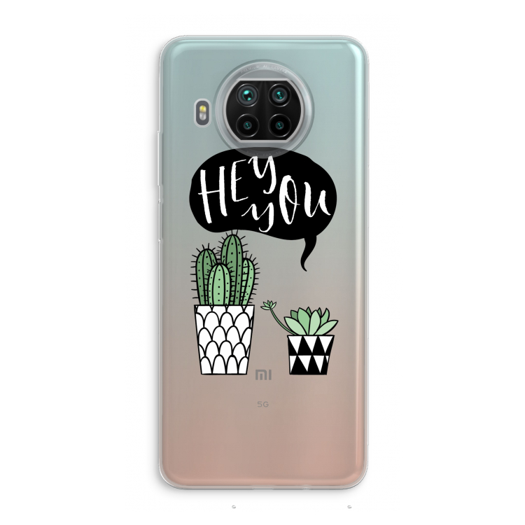 Hey you cactus: Xiaomi Mi 10T Lite 5G Transparant Hoesje