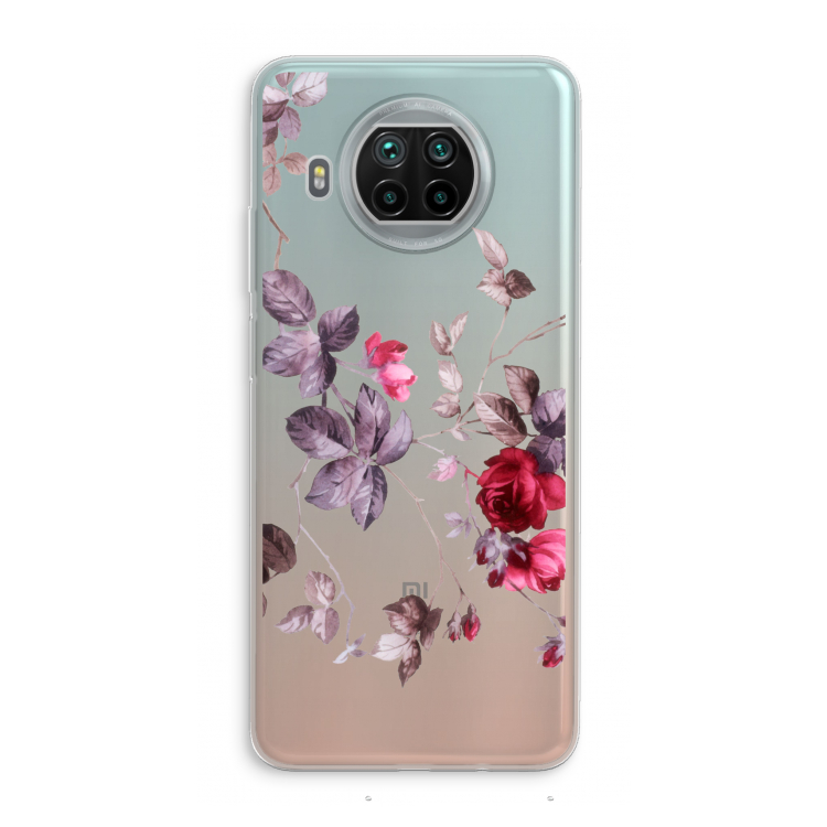 Mooie bloemen: Xiaomi Mi 10T Lite 5G Transparant Hoesje