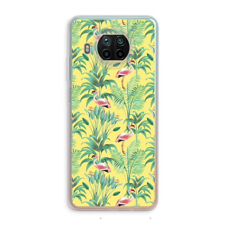 Flamingo party: Xiaomi Mi 10T Lite 5G Transparant Hoesje