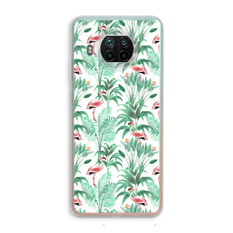 Flamingo bladeren: Xiaomi Mi 10T Lite 5G Transparant Hoesje