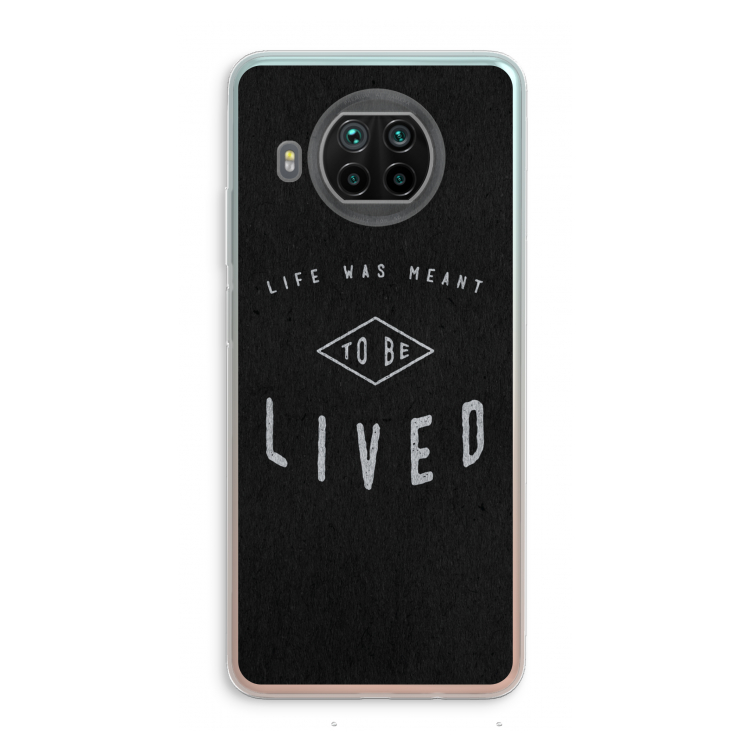 To be lived: Xiaomi Mi 10T Lite 5G Transparant Hoesje