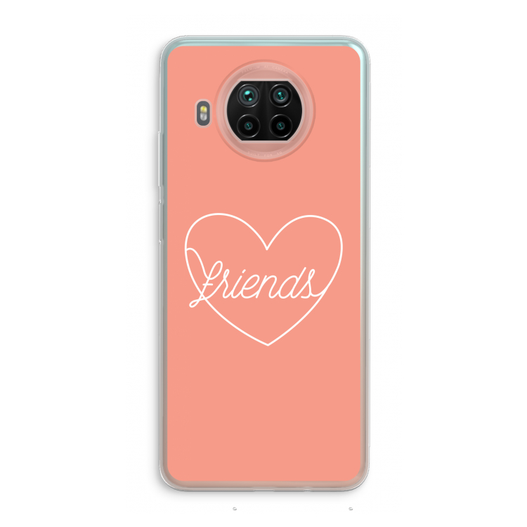 Friends heart: Xiaomi Mi 10T Lite 5G Transparant Hoesje