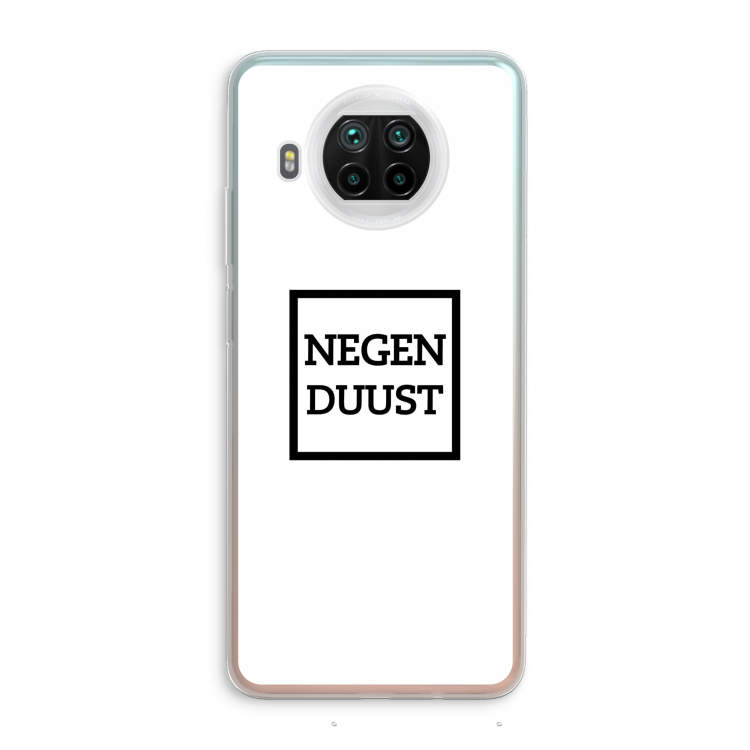 Negenduust vierkant: Xiaomi Mi 10T Lite 5G Transparant Hoesje