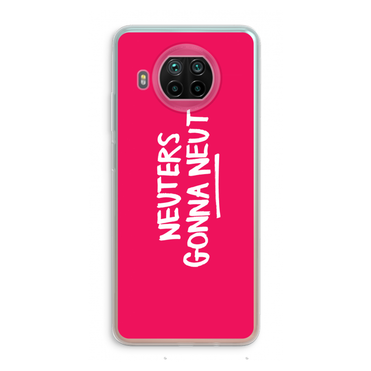 Neuters (roze): Xiaomi Mi 10T Lite 5G Transparant Hoesje