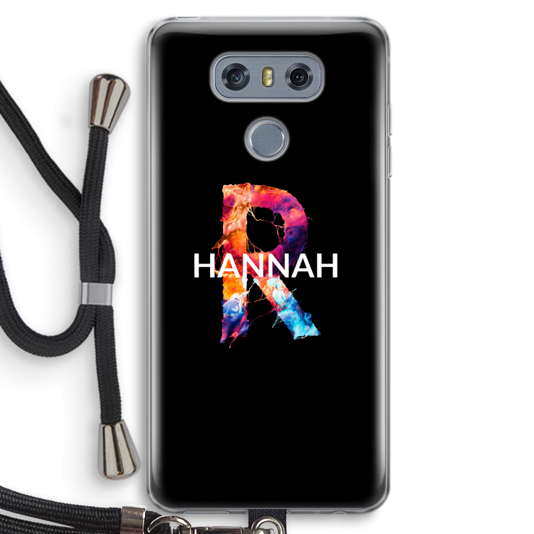 Abstract Spectrum: LG G6 Transparant Hoesje met koord