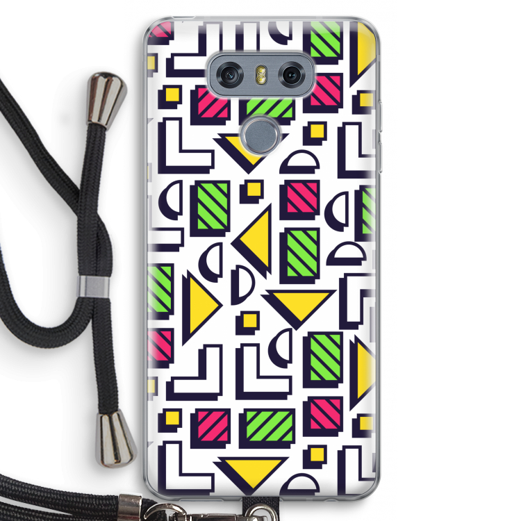 8-bit N°4: LG G6 Transparant Hoesje met koord
