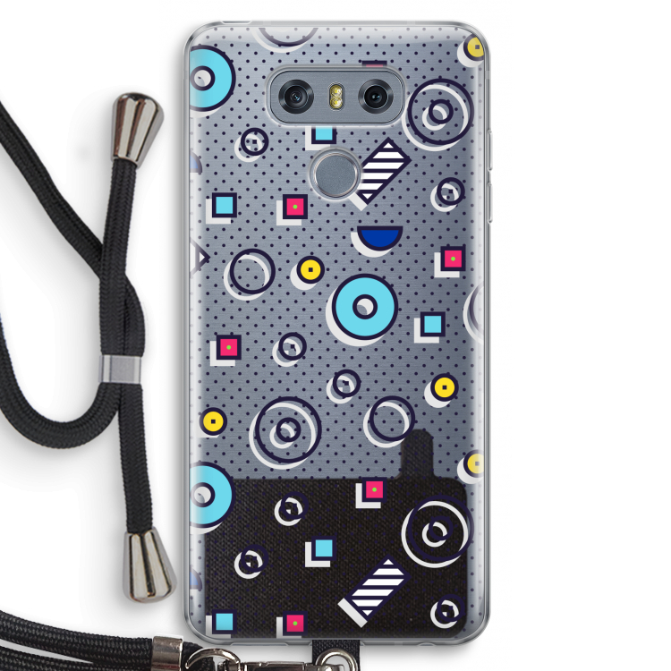 8-bit N°9: LG G6 Transparant Hoesje met koord
