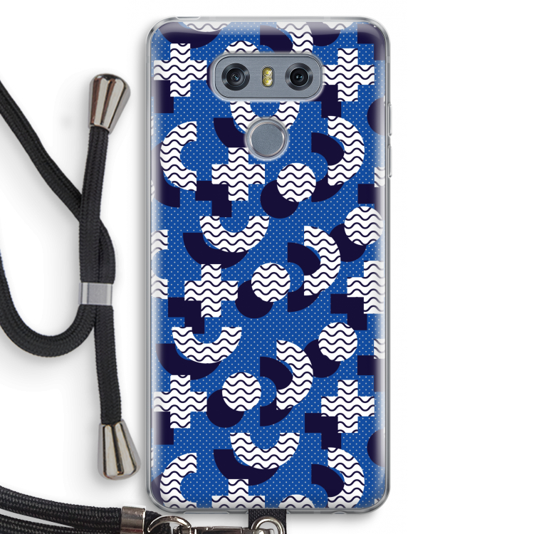 8-bit N°5: LG G6 Transparant Hoesje met koord