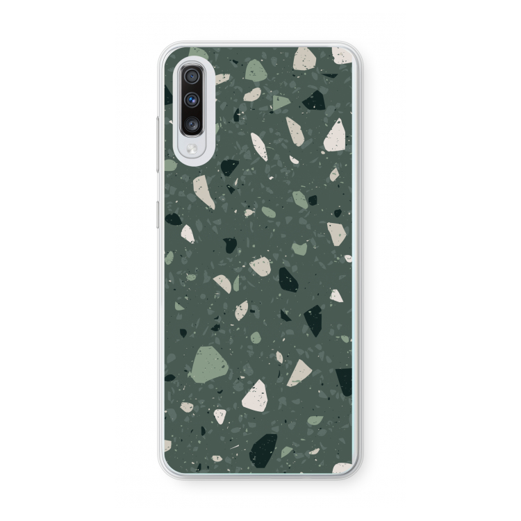 Terrazzo N°19: Samsung Galaxy A70 Transparant Hoesje