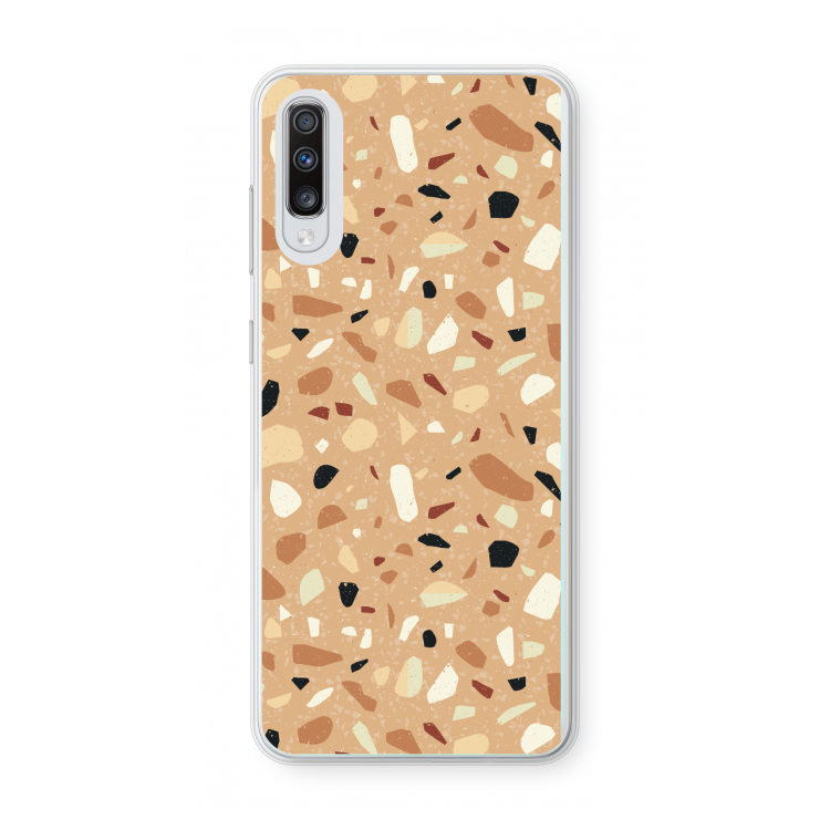 Terrazzo N°17: Samsung Galaxy A70 Transparant Hoesje