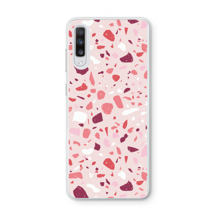 Terrazzo N°15: Samsung Galaxy A70 Transparant Hoesje