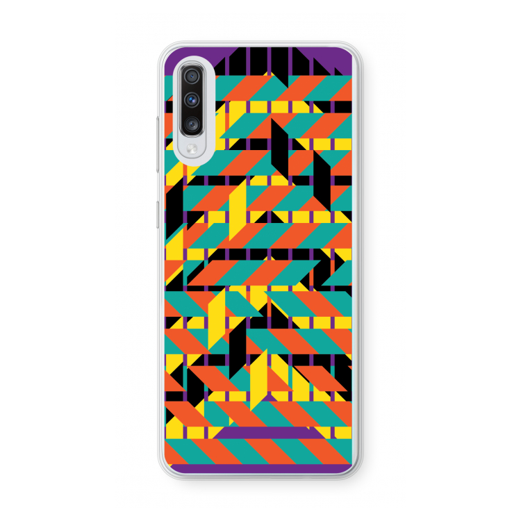 Skew Bee 2: Samsung Galaxy A70 Transparant Hoesje