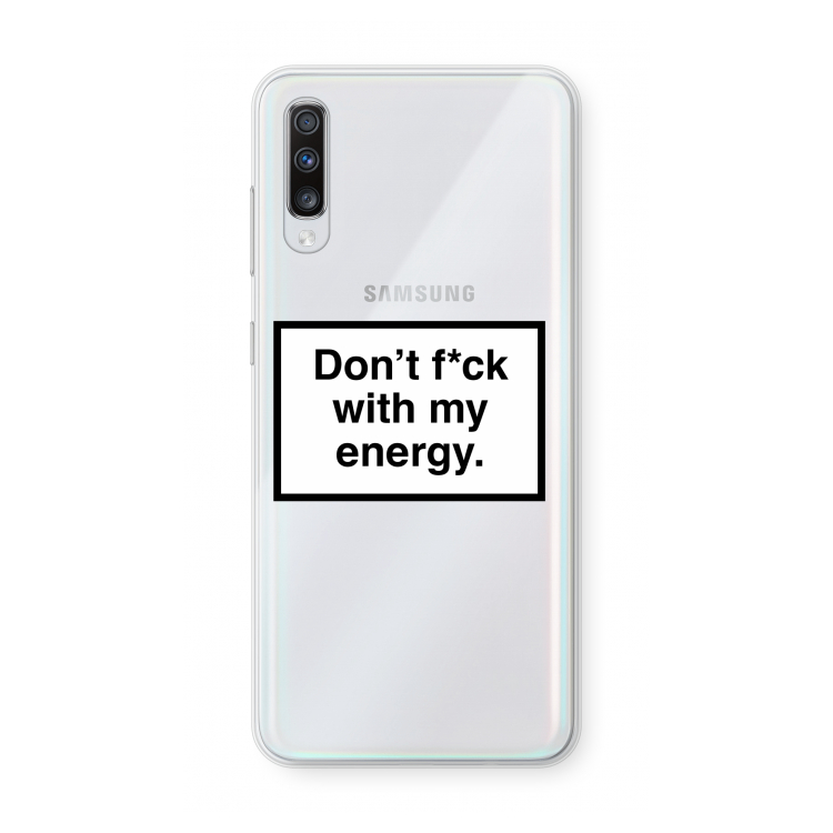 My energy: Samsung Galaxy A70 Transparant Hoesje