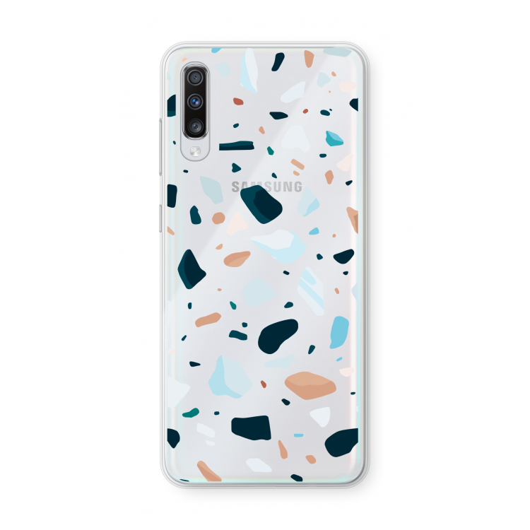 Terrazzo N°13: Samsung Galaxy A70 Transparant Hoesje