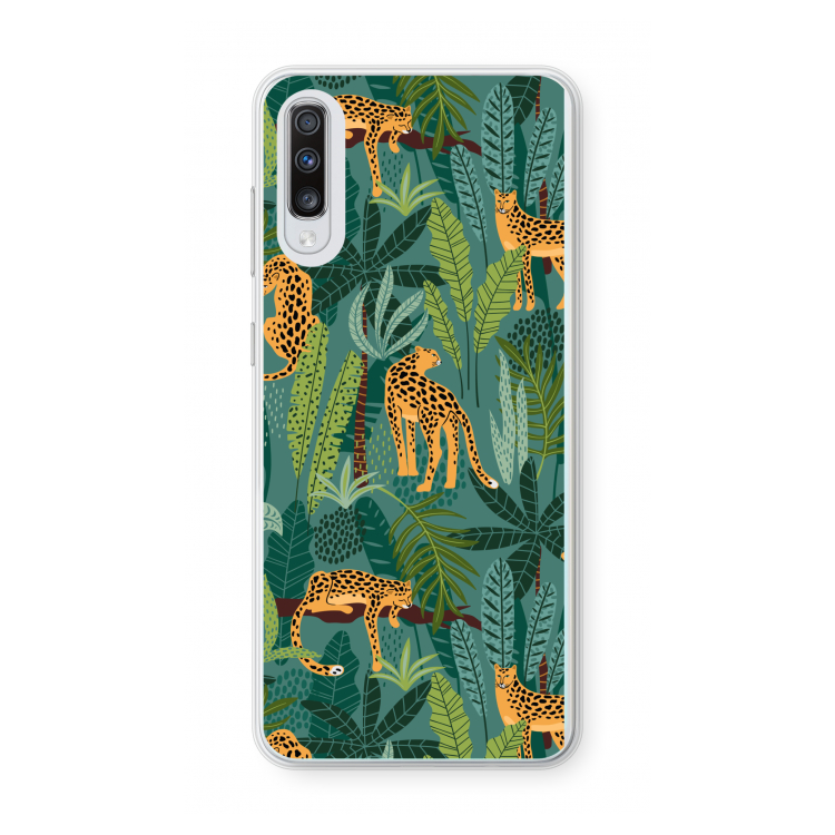 Luipaard 2: Samsung Galaxy A70 Transparant Hoesje