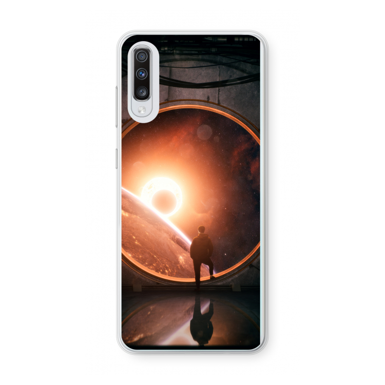 Ephemeral: Samsung Galaxy A70 Transparant Hoesje