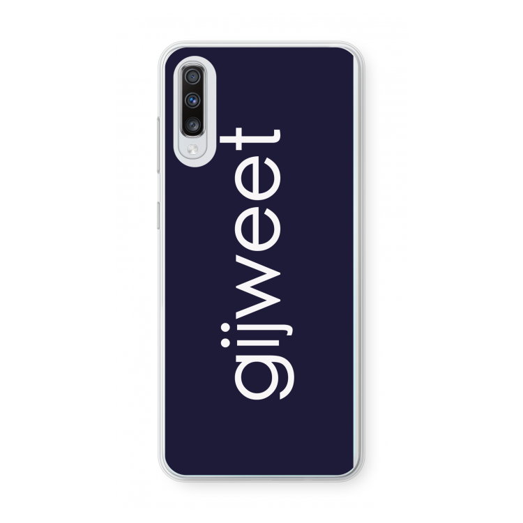 Gijweet: Samsung Galaxy A70 Transparant Hoesje