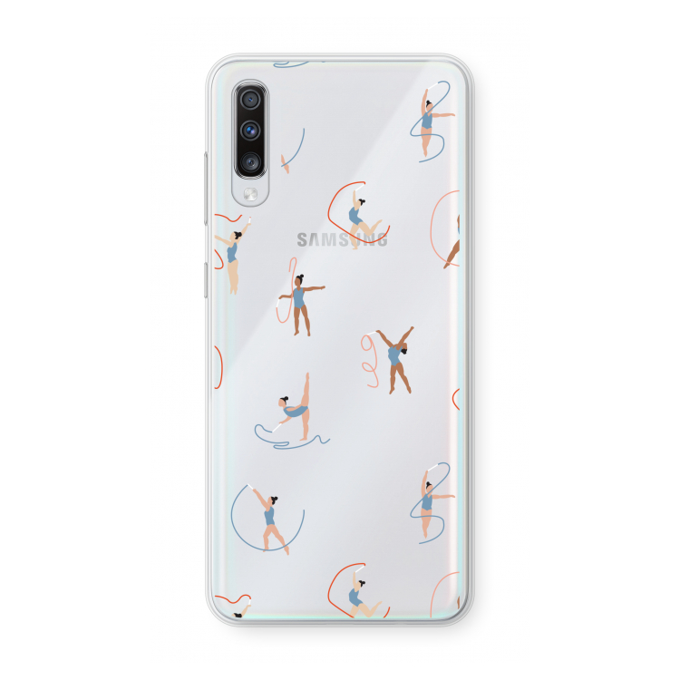 Dancing #3: Samsung Galaxy A70 Transparant Hoesje
