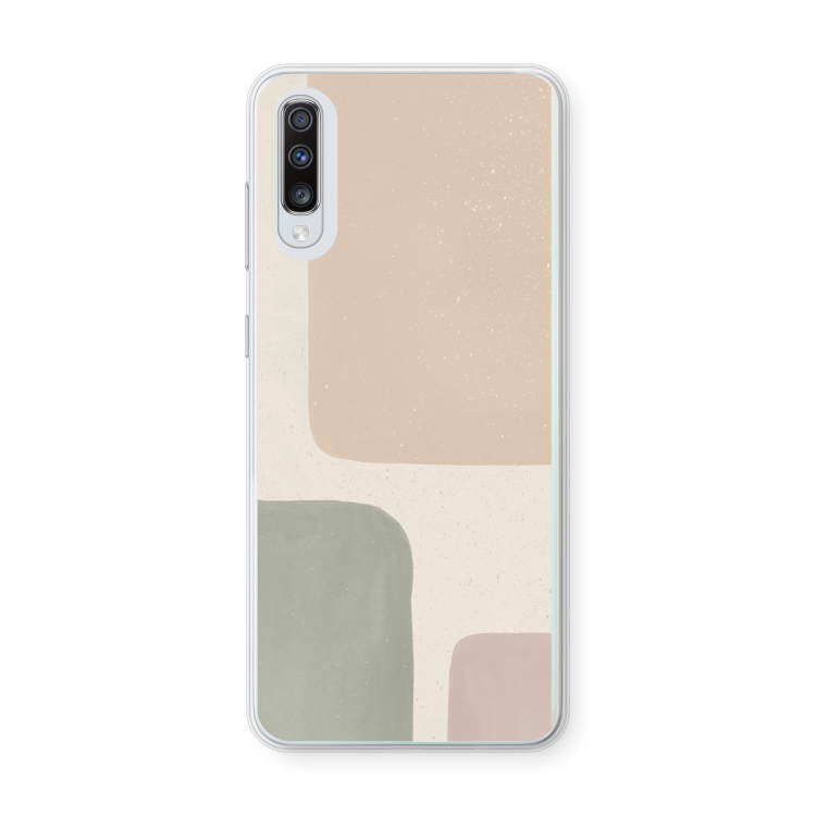 Geo #7: Samsung Galaxy A70 Transparant Hoesje