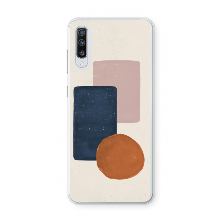 Geo #3: Samsung Galaxy A70 Transparant Hoesje