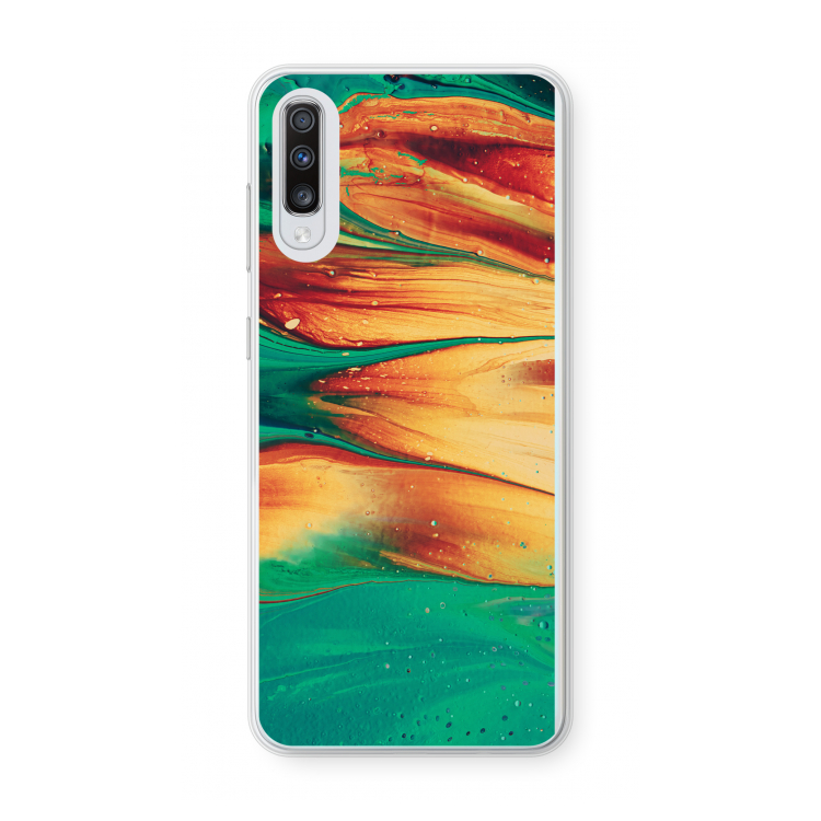 Green Inferno: Samsung Galaxy A70 Transparant Hoesje