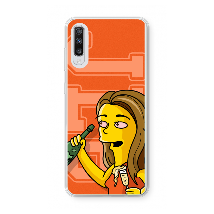 Jamie Lee Simpson: Samsung Galaxy A70 Transparant Hoesje