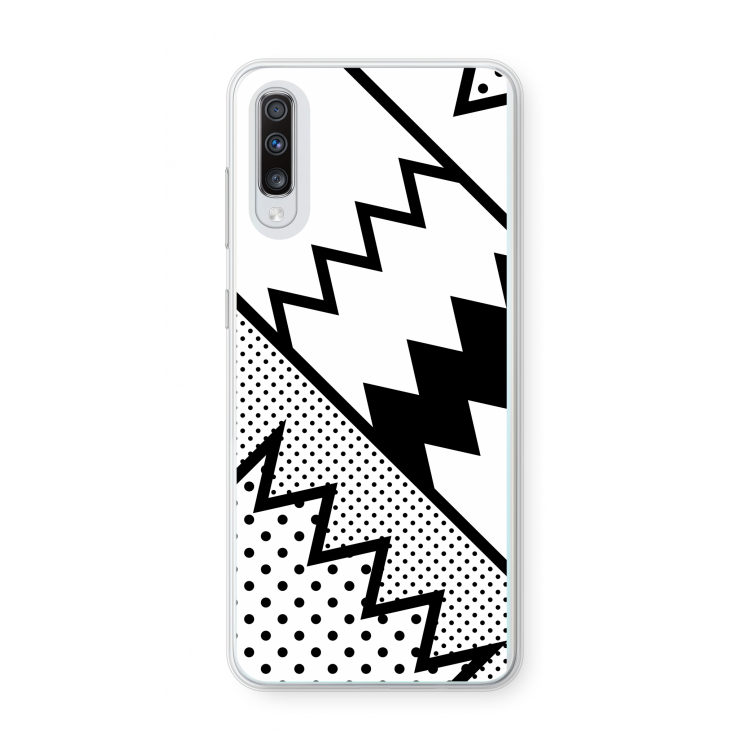 Pop Art #5: Samsung Galaxy A70 Transparant Hoesje