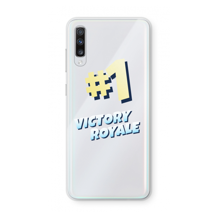 Victory Royale: Samsung Galaxy A70 Transparant Hoesje