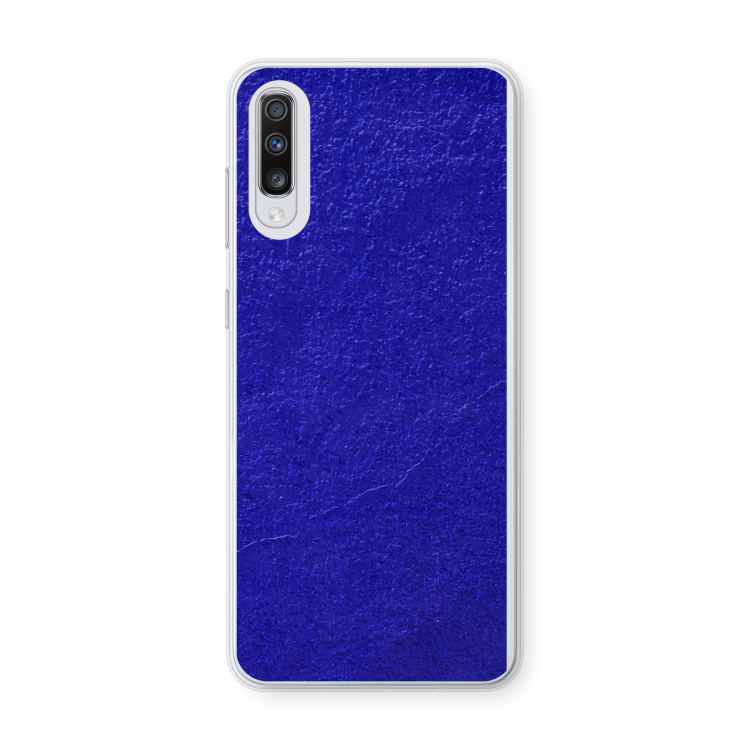 Majorelle Blue: Samsung Galaxy A70 Transparant Hoesje