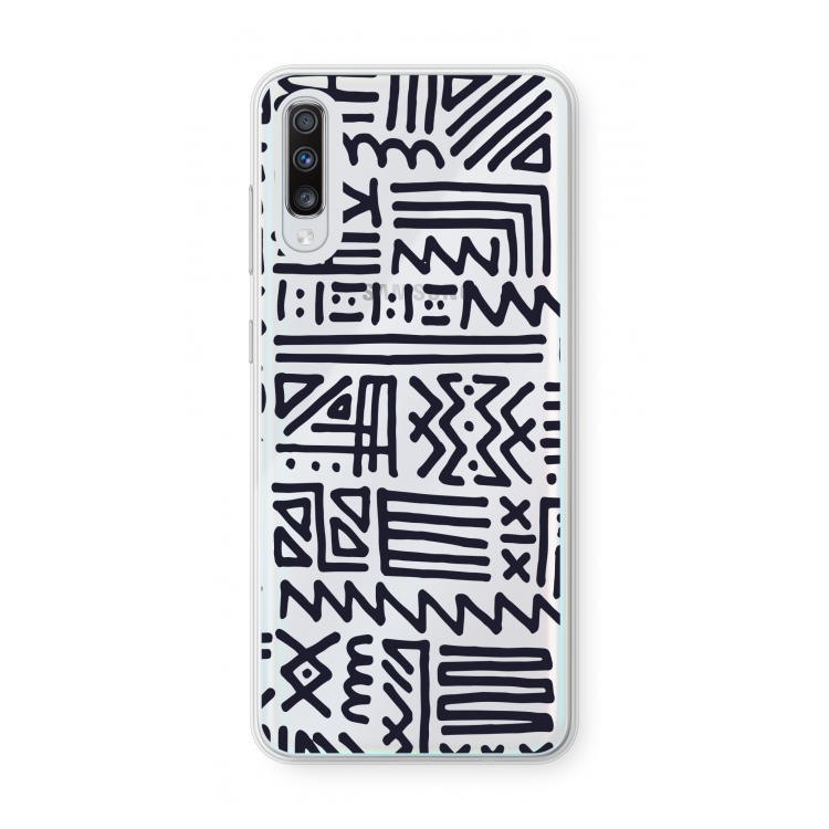 Marrakech print: Samsung Galaxy A70 Transparant Hoesje