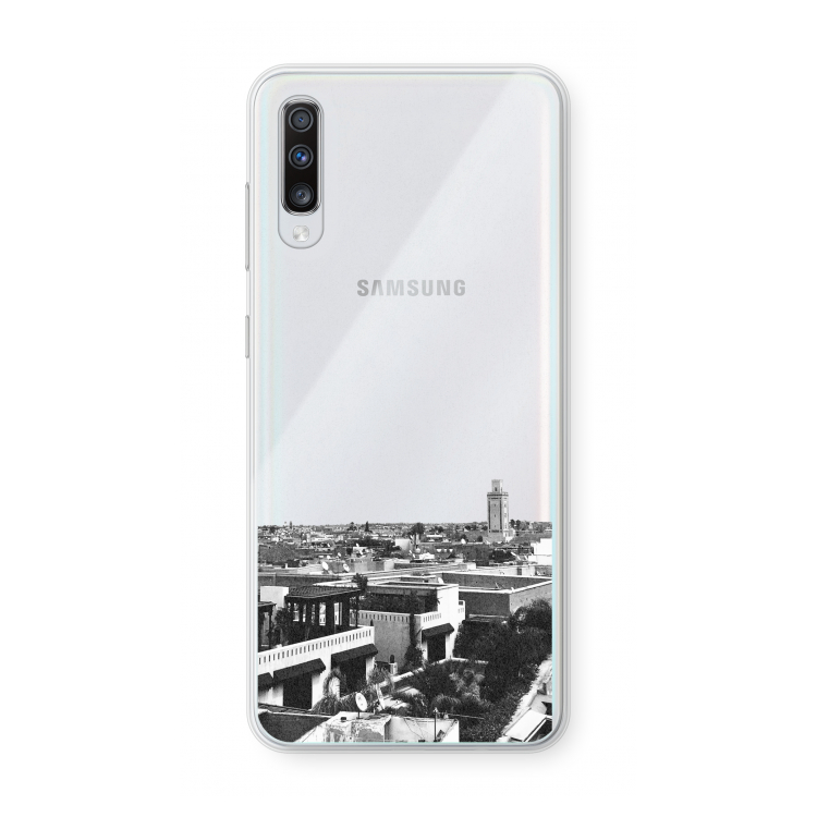 Marrakech Skyline : Samsung Galaxy A70 Transparant Hoesje