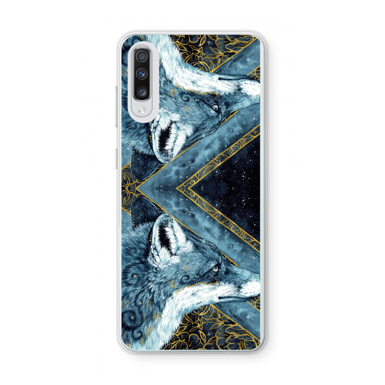 Golden Fox: Samsung Galaxy A70 Transparant Hoesje