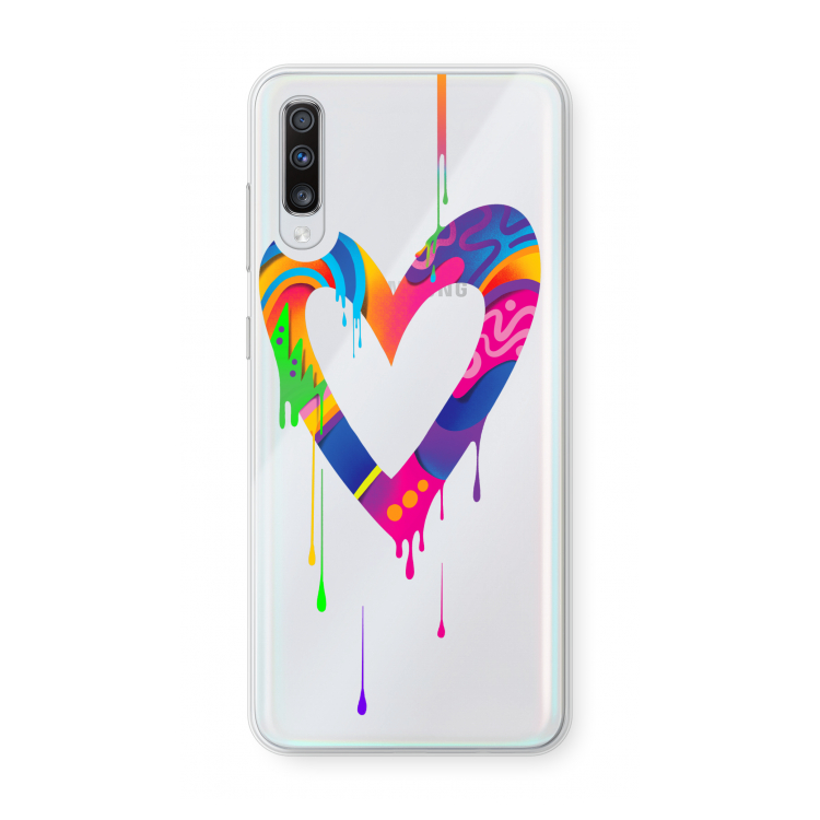 Melts My Heart: Samsung Galaxy A70 Transparant Hoesje