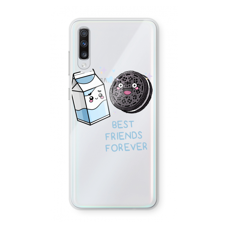 Best Friend Forever: Samsung Galaxy A70 Transparant Hoesje