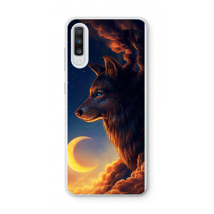 Night Guardian: Samsung Galaxy A70 Transparant Hoesje