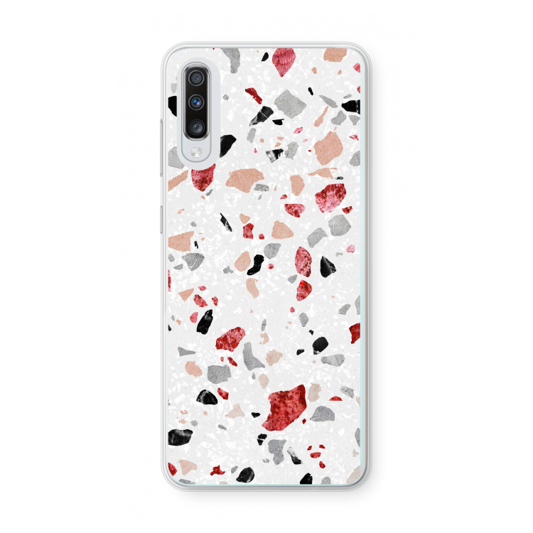 Terrazzo N°12: Samsung Galaxy A70 Transparant Hoesje