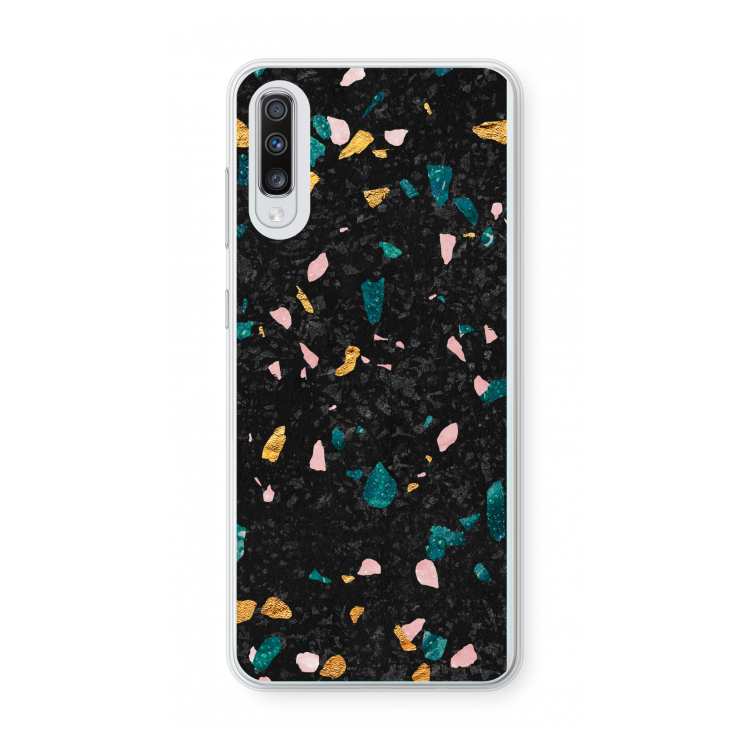 Terrazzo N°10: Samsung Galaxy A70 Transparant Hoesje