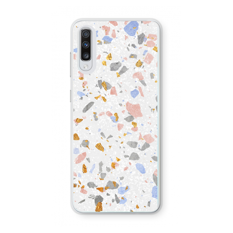 Terrazzo N°8: Samsung Galaxy A70 Transparant Hoesje