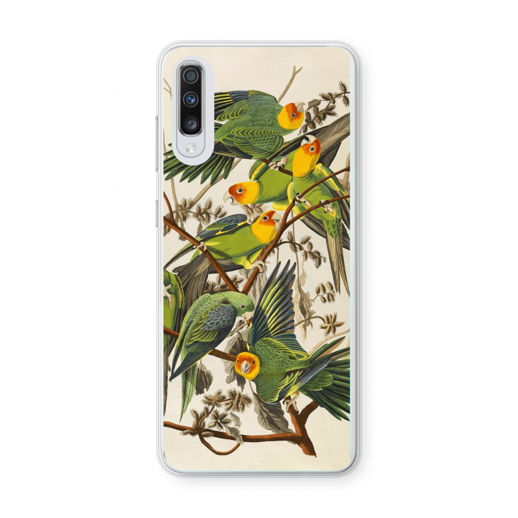 Carolinaparkiet: Samsung Galaxy A70 Transparant Hoesje
