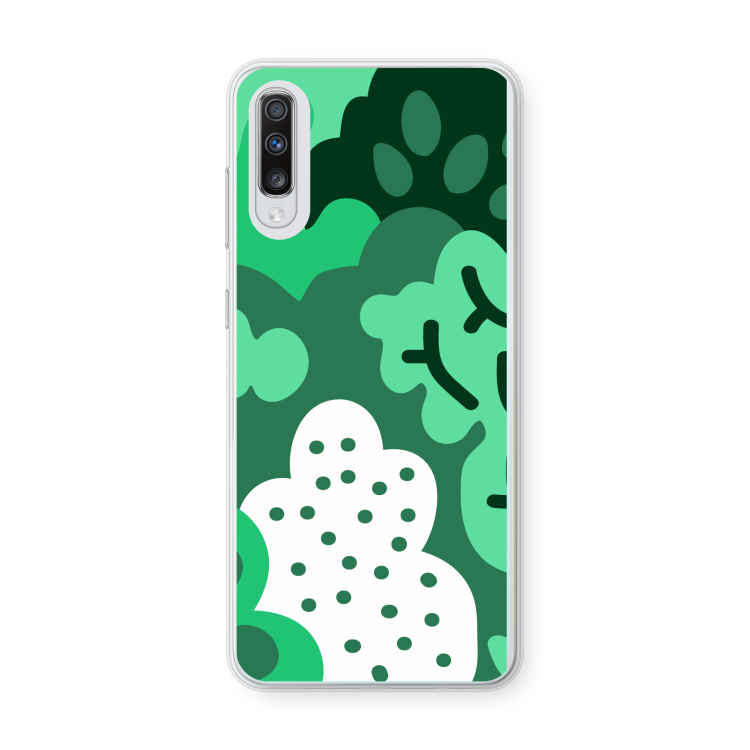 Bushes: Samsung Galaxy A70 Transparant Hoesje
