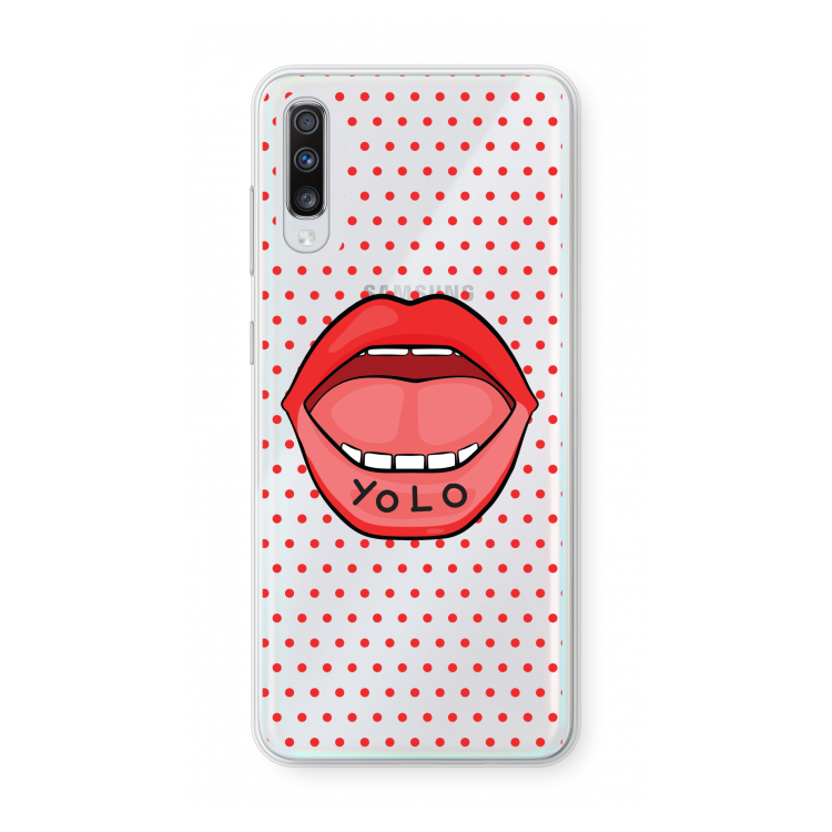 Yolo Denise: Samsung Galaxy A70 Transparant Hoesje