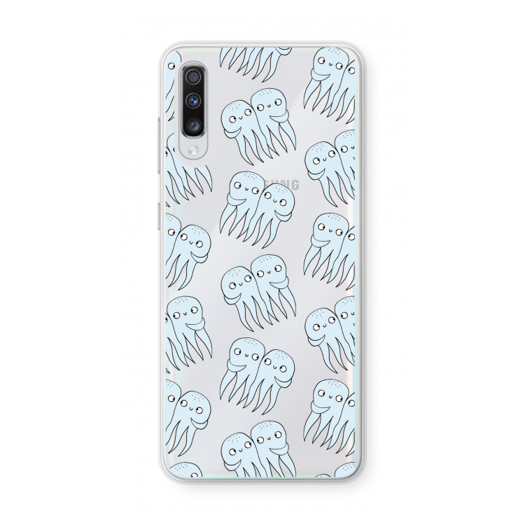 Octopussen: Samsung Galaxy A70 Transparant Hoesje